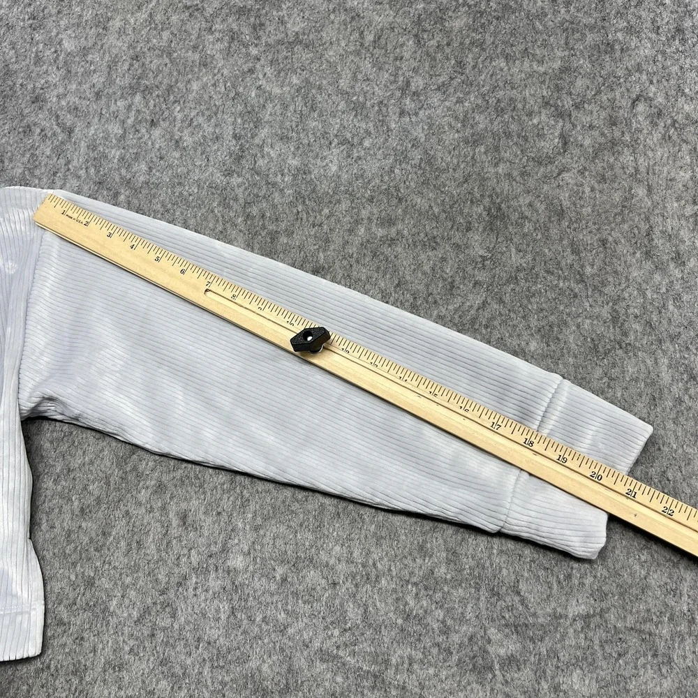 Athleta Girl‎ Hoodie Girls XL Gray Velour V Neck Long Sleeve Pullover Cropped